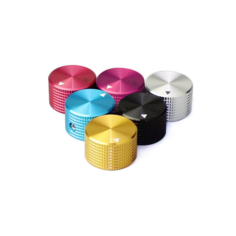 Pulsera de volumen de acero inoxidable personalizada de latón de aluminio pulsera de potenciómetro agujereada para piezas electrónicas