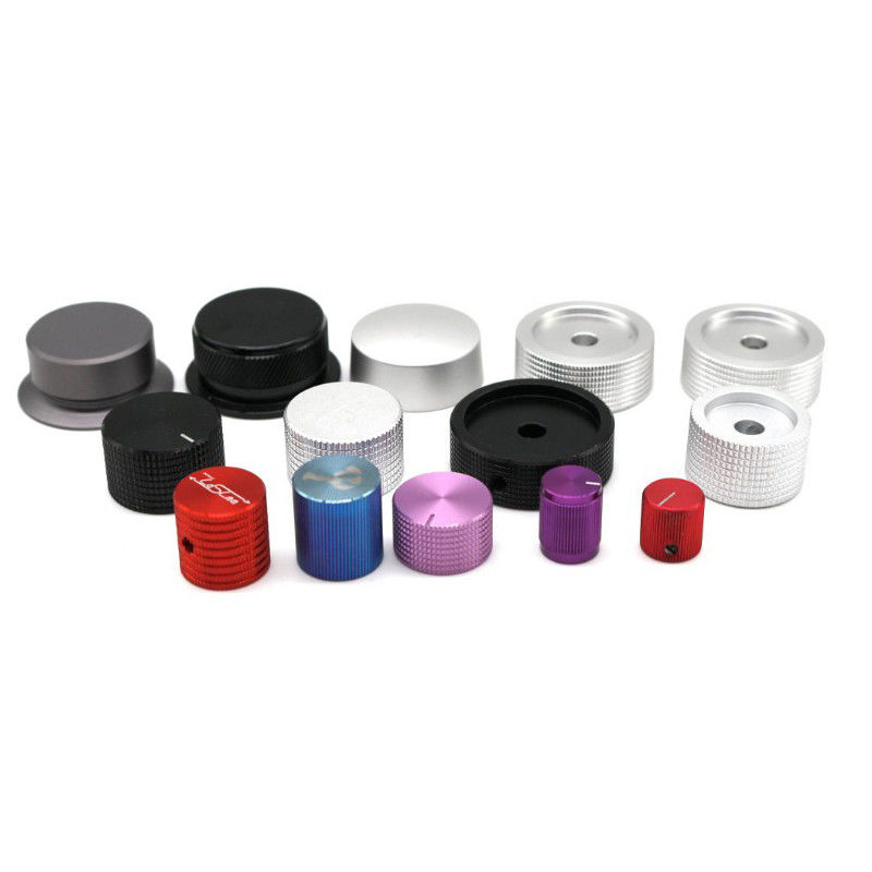Pulsera de volumen de acero inoxidable personalizada de latón de aluminio pulsera de potenciómetro agujereada para piezas electrónicas
