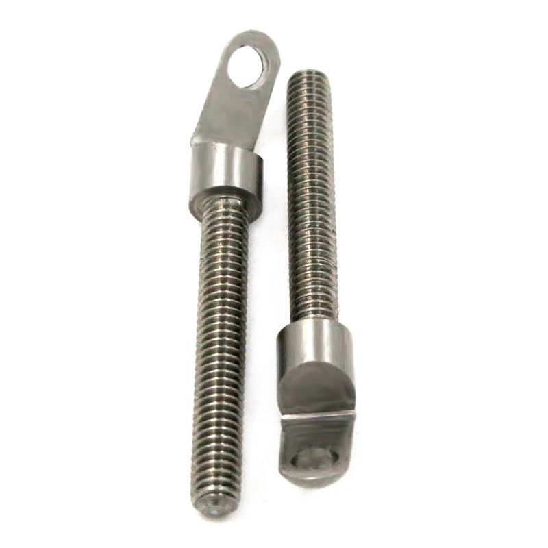 Peek Mecanizado CNC Fijaciones personalizadas pernos torcidos Cnc girando Cnc tocando piezas de hilo de plástico