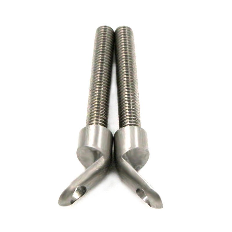 Peek Mecanizado CNC Fijaciones personalizadas pernos torcidos Cnc girando Cnc tocando piezas de hilo de plástico